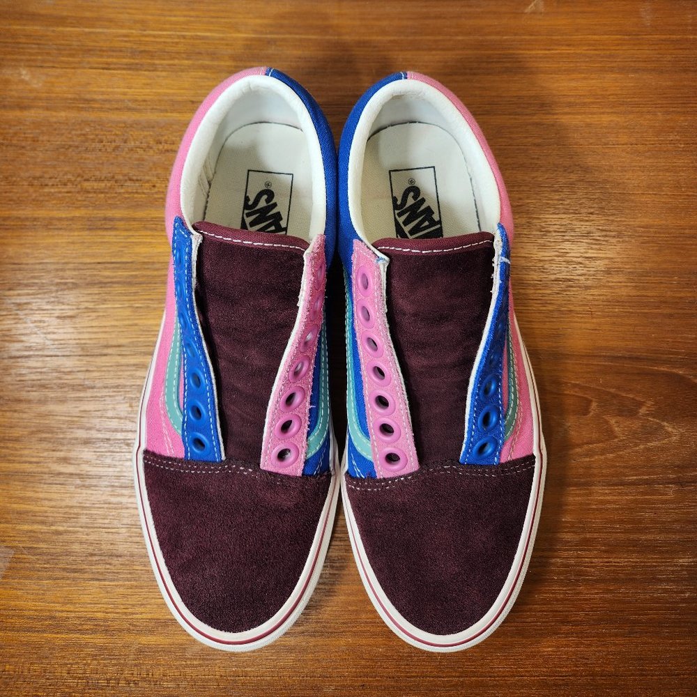 Vans Multiple Color Suede/ Canvas Old Skool Sneak… - image 2